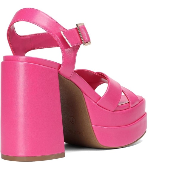 🆕 DREAM PAIRS Women's Platform Chunky Heel / Size: 7 / NWOT - Picture 6 of 8